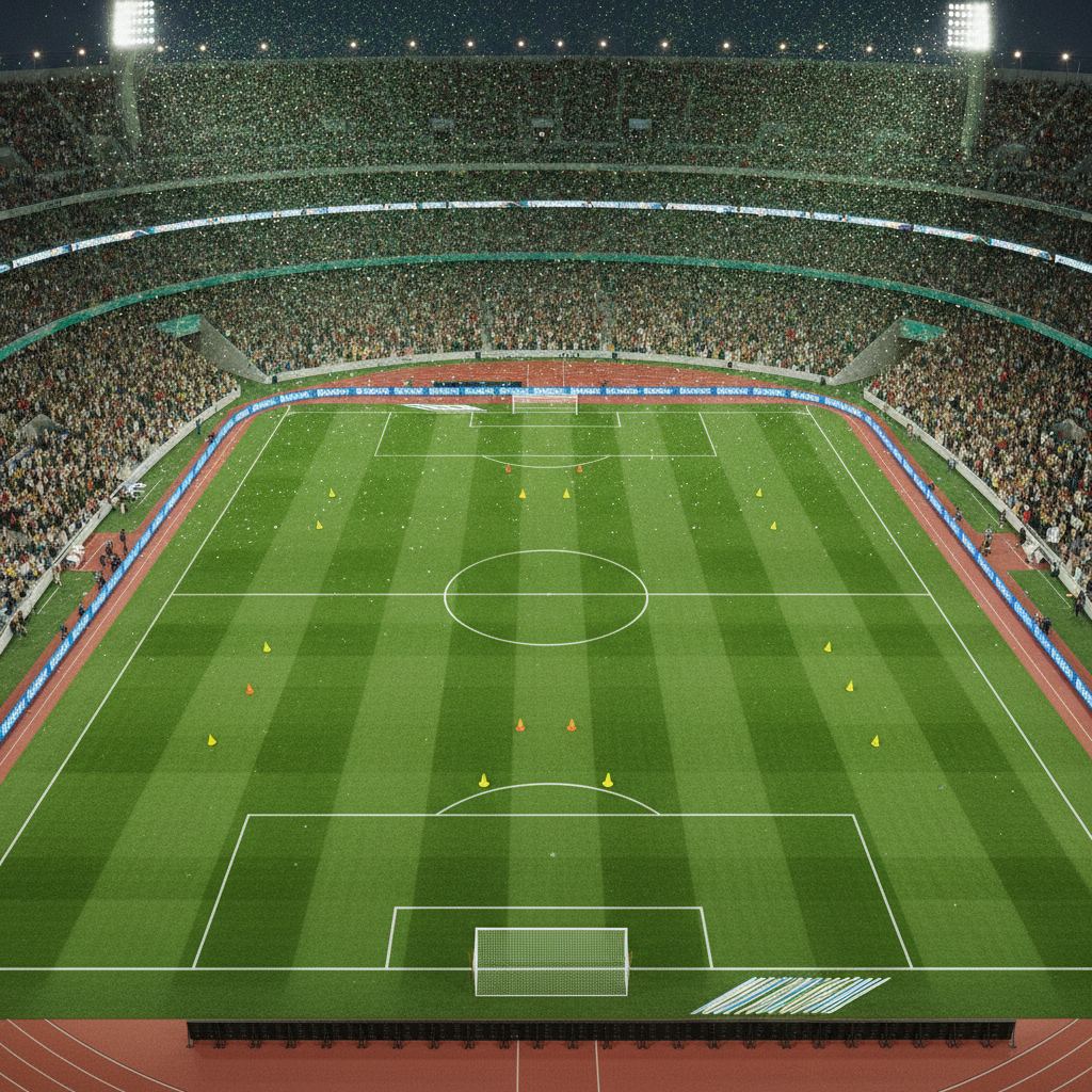 terrain de football analyse tactique