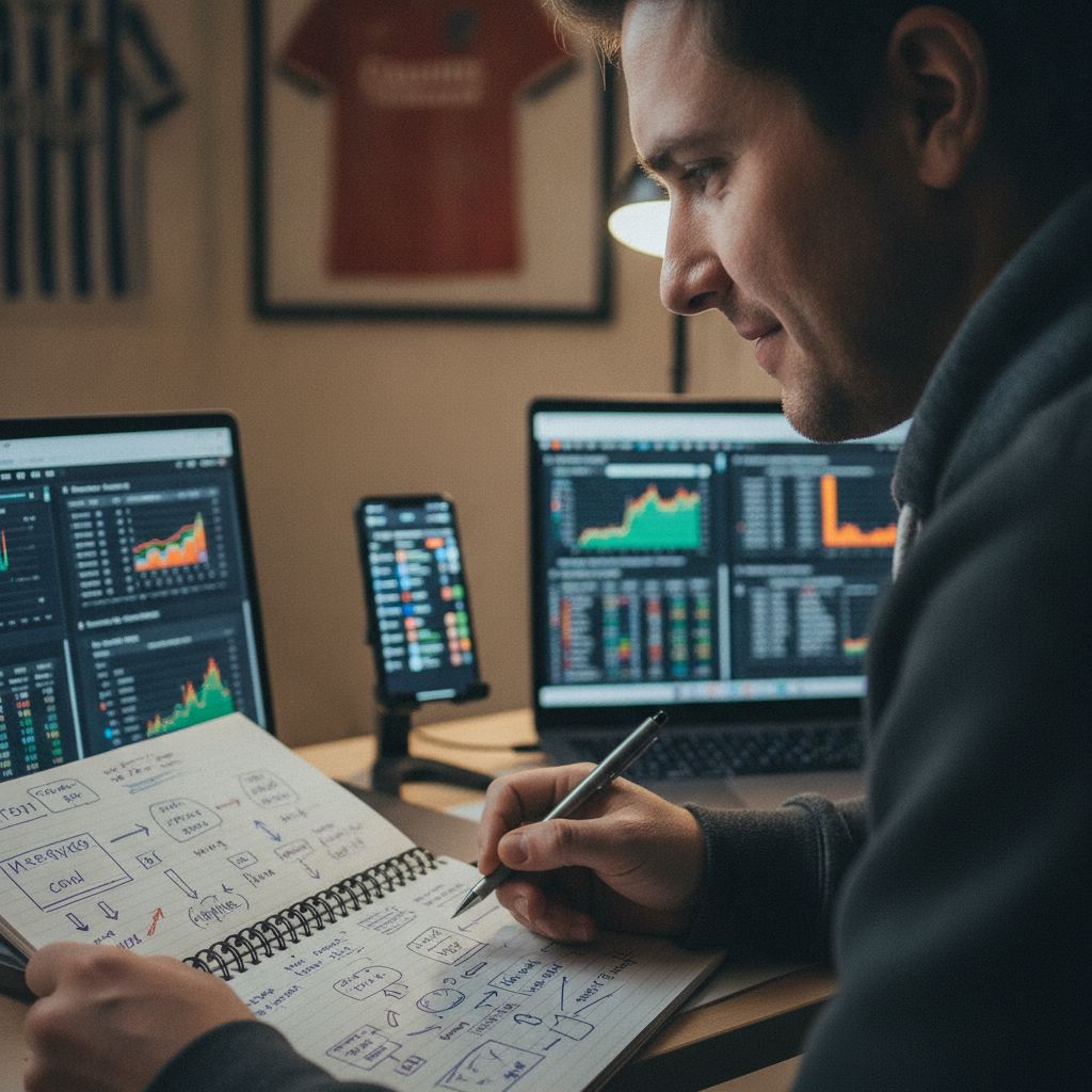 Analyse de pronostics football sur ordinateur