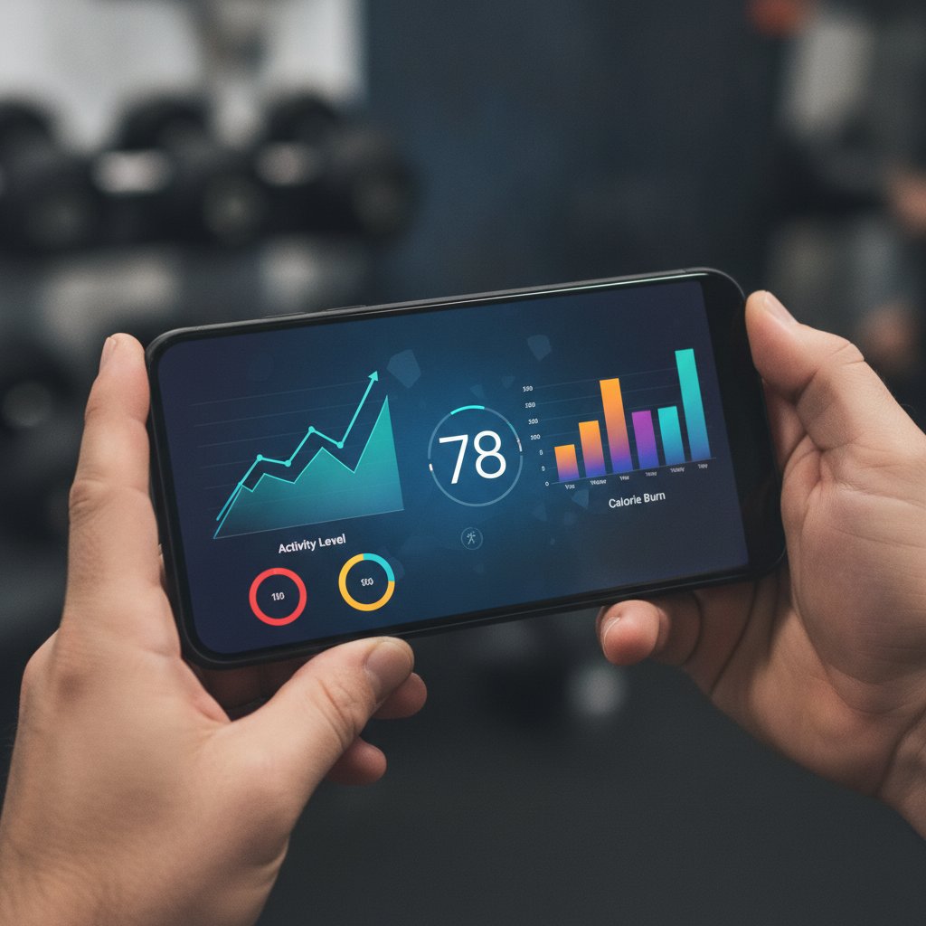 Consultation de statistiques sportives sur smartphone