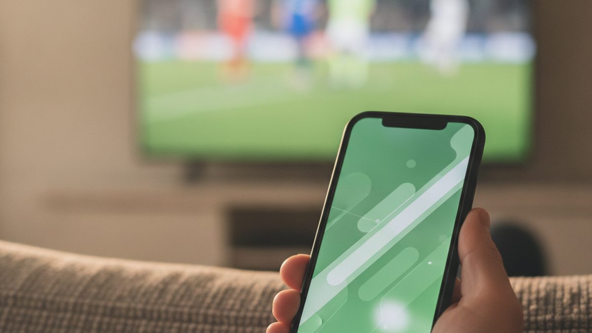 Application mobile de paris sportifs sur smartphone, illustration avis Winamax
